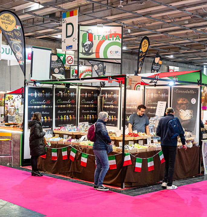 Stand de nourriture italienne