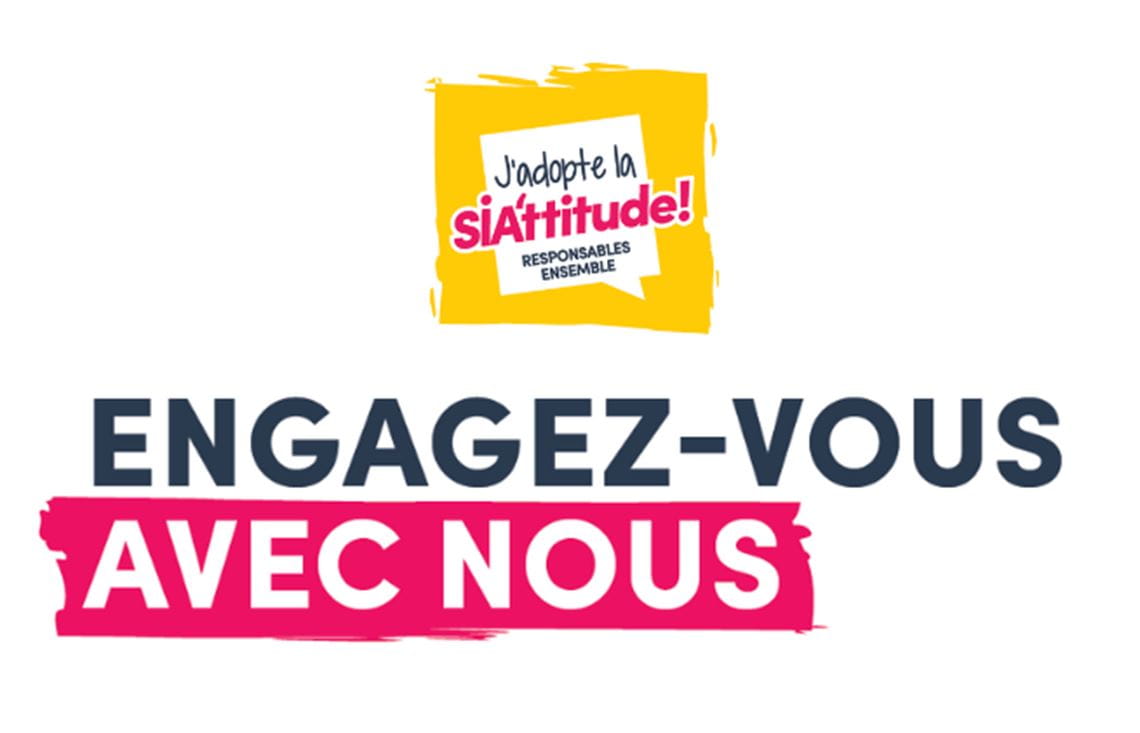 Infographie indiquant "Engagez-vous"